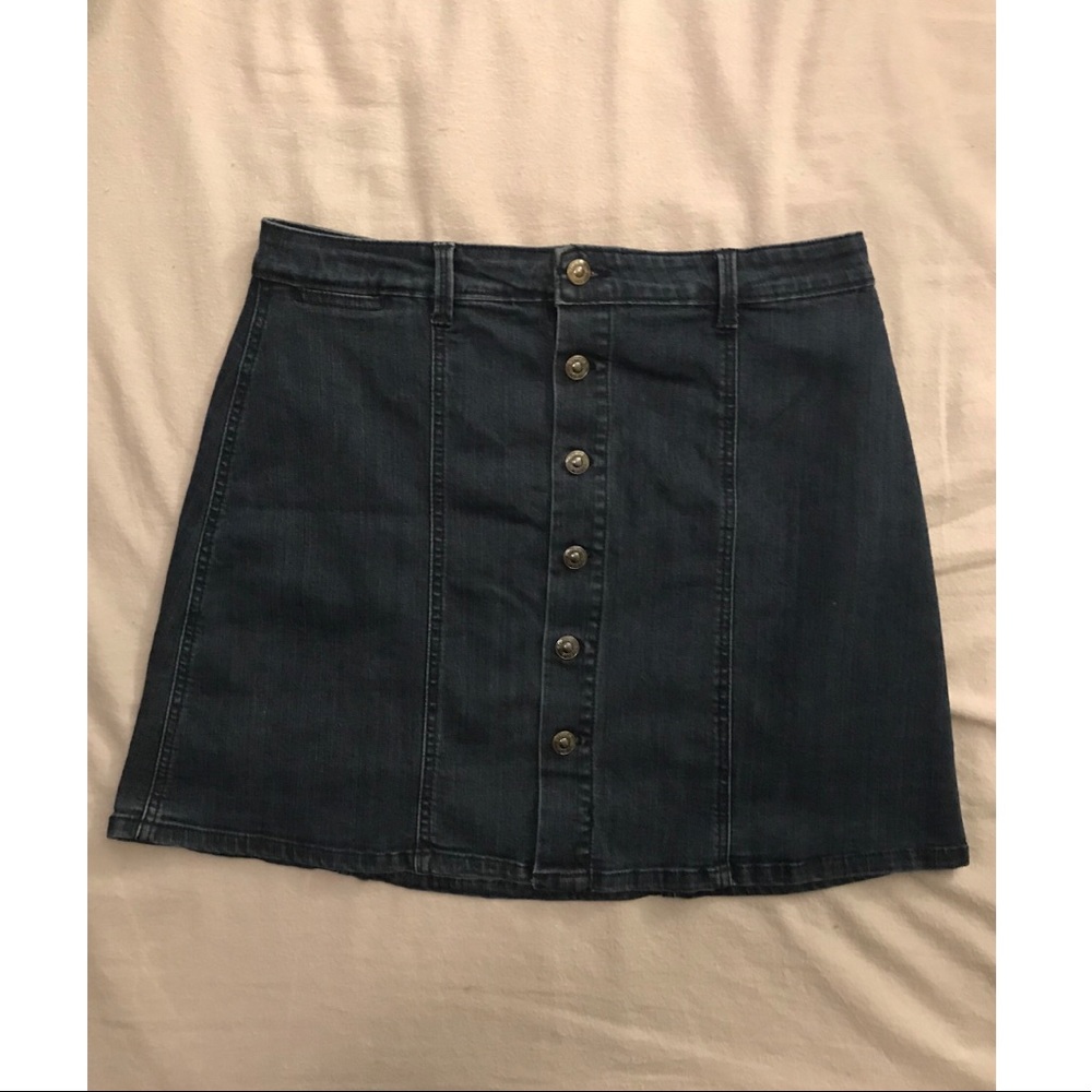 Button Front Jean Mini